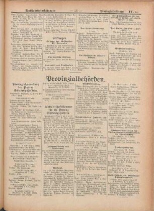 Provinzialbehörden.