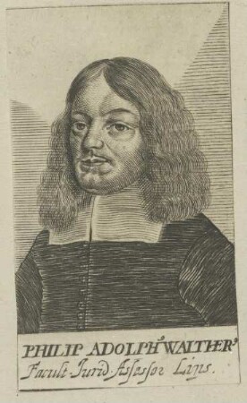 Bildnis des Philip Adolphus Waltherus