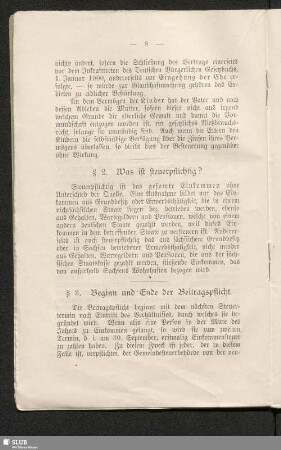 § 3. Beginn und Ende der Beitragspflicht