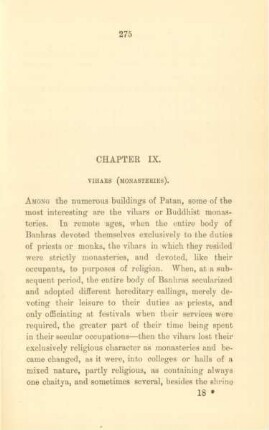 Chapter IX. Vihars (monasteries)