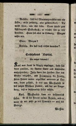 Sechstzehntes Kapittel. - Zwanzigstes Kapittel.