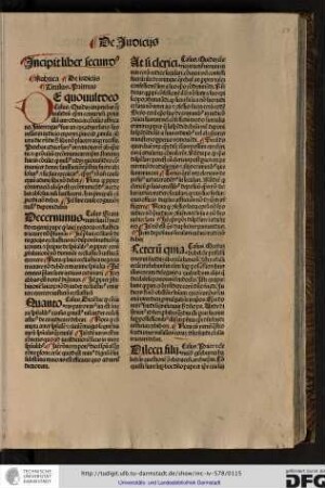 Incipit liber secundus.