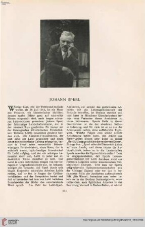 30: Johann Sperl