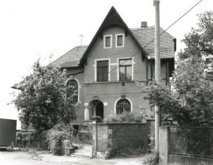 Dresden-Loschwitz, An der Berglehne 1. Wohnhaus (bezeichnet 1897)