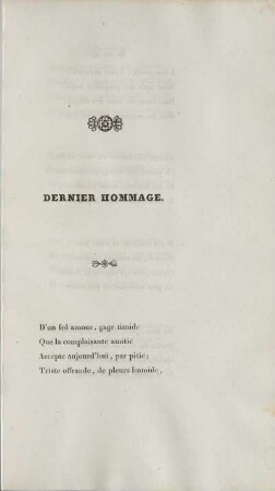 Dernier Hommage.