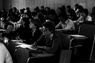 Freiburg; Littenweiler: Pädagogische Hochschule; großer Hörsaal, Studenten