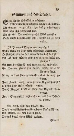 Semnon und das Orakel
