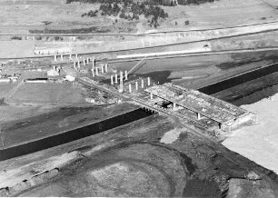 Donautalbrücke im Bau, km 698,710 - 699,027