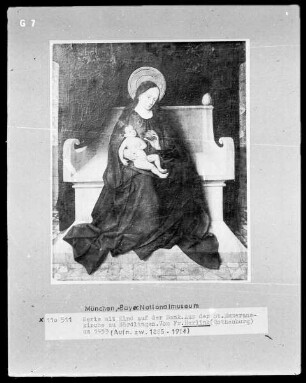 Marienaltar — Maria mit dem Kinde