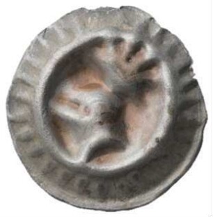 Fundmünze, Hohlpfennig, 1465 - 1468