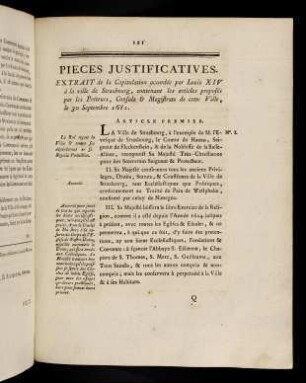 121-134, Pieces Justificatives