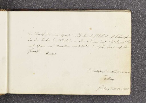 May. – Hamburg, 25.11.1787