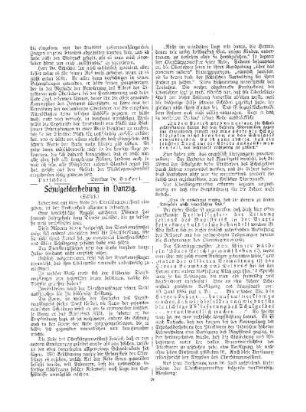 Schulgelderhebung in Danzig : (Schluss)