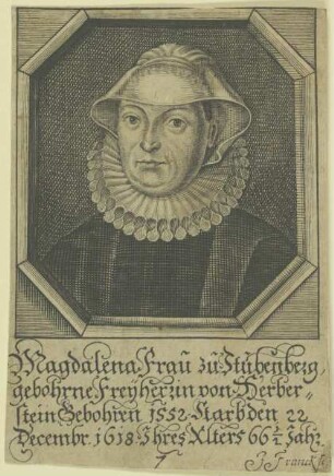 Bildnis der Magdalena Stubenberg geb. von Herberstein