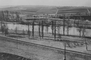 Schleusenbaufeld der Doppelschleuse Marbach/Neckar