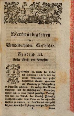 Merkwürdigkeiten zur brandenburgischen Geschichte : aus dem Französischen, 2