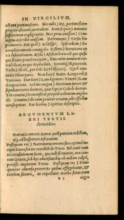 Argumentum Libri Tertii Aeneidos.