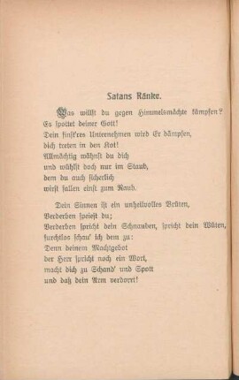 Satans Ränke.