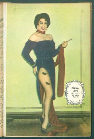 Diana Lupe (del elenco del teatro Maipo) - [Fotografía]