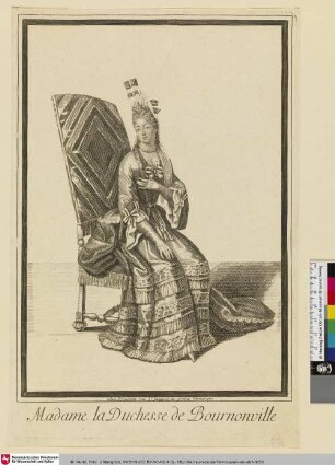 Madame la Duchesse de Bournonville