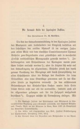 188-206 Die formale Seite der Apologien Justins