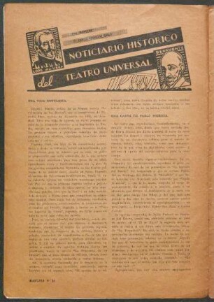 Noticiario Histórico del Teatro Universal