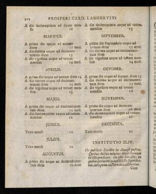312-351, Institutio XLIV. - XLVII.