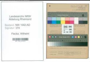 Entnazifizierung Wilhelm Flecke , geb. 21.03.1908 (Bauleiter)