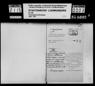 Schuldenwesen der Teilgemeinde Tannhausen