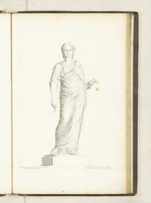 figure antique de marbre haulte de. 6.piedz au palais des Thuilleries.