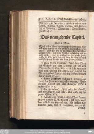 Das neunzehende Capitel.