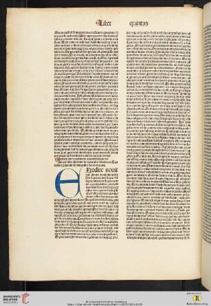 Liber quintus