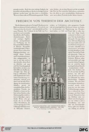Friedrich von Thiersch der Architekt