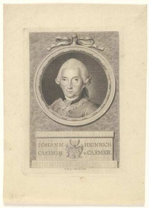 Bildnis des Iohann Heinrich Casimir v. Carmer
