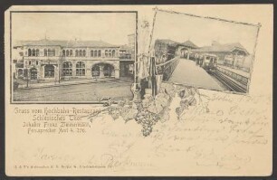 Ansichtskarte Hochbahn-Restaurant, Inhaber Franz Zimmermann, Schlesisches Tor [1/2]
