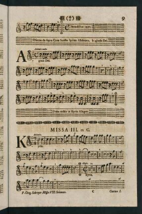9-18, Missa III. - Missa IV.