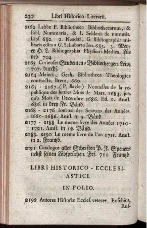 Libri Historico-Ecclesiastici.