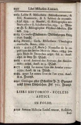 Libri Historico-Ecclesiastici.