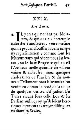 XXIX. Les Turcs