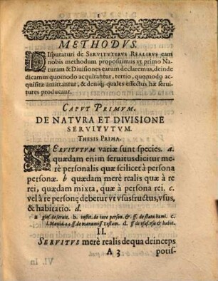 Disputatio Iuridica De Servitvtibus Realibvs