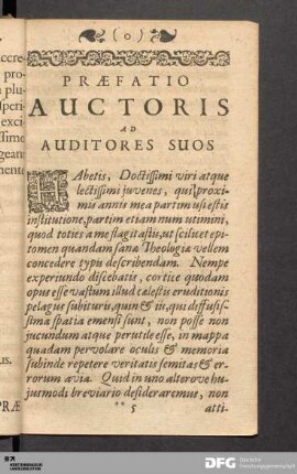 Præfatio Auctoris