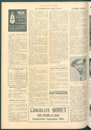 Historia de la semana : (Los sucesos más culminantes)