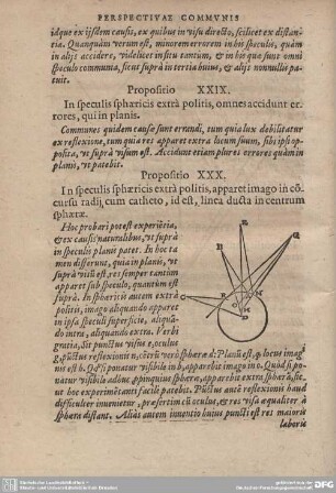 Propositio XXIX. In speculis sphaericis extra politis, omnes accidunt errores, qui in planis.