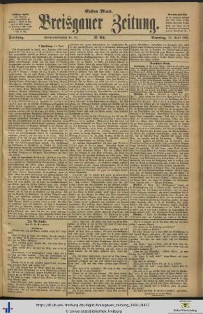 19.04.1891 (Erstes Blatt)