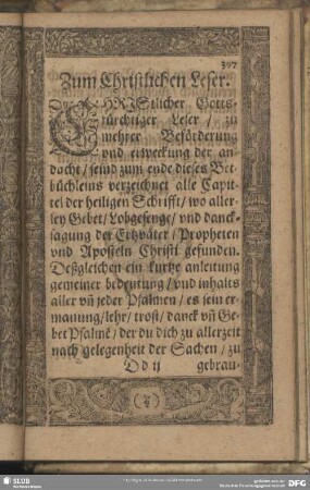 Zum Christlichen Leser