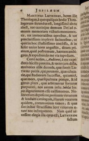6-38, II. Martinus Lutherus, heros ille Theologus