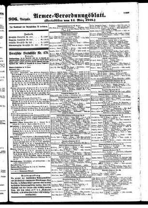 906. Ausgabe. Dienstag, 14. März 1916
