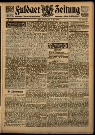 Ausgabe vom Dienstag, den 05. Juli 1904.