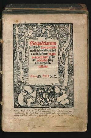 Sequẽtiarum || luculenta interpretatio: || nedũ scholasticis: sed || #[et] ecclesiasticis cogni||tu necessaria: #[per] Jo||an. adelphũ phy||sicũ Argẽtiñ.|| collecta.|| (Hymni de tem||pore #[et] de sanctis: in eã || formã qua a suis autori||bus scripti sunt denuo ||redacti:#[et] #[s]m legem || carminis diligẽter || emendati at#[que] || interpre=||tati.||) [v. (Jacobus Uuym. Sletstatinus ... ||)]