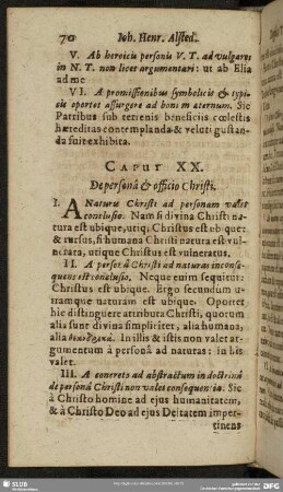 Caput XX. De persona & officio Christi